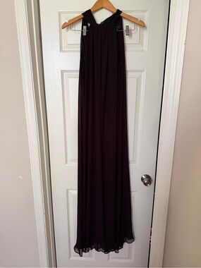 1.STATE Black Chiffon women's elegant jumpsuit